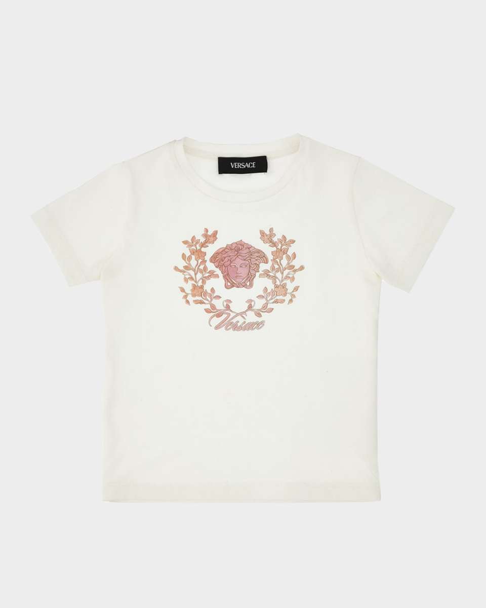 Girl's Crest Logo-Print T-Shirt, Size 12M-5
